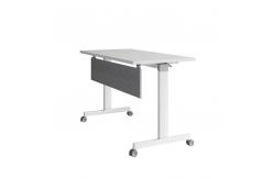 China Durable Office Meeting Desk Foldable White Conference Room Table supplier