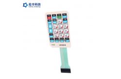 China Polyester LED Membrane Switch , Metal Dome Membrane Switch Keyboard supplier