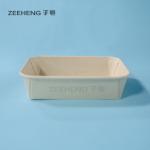 Biodegradable Disposable Kraft Bowls Paper Print Food Container With Lids for sale
