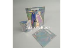 China Gravure Printing Foil Pouch Packaging Glossy Body Scrub Bags With Zipper / Clear Window supplier