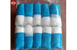 China Anti Skip 17x41cm Disposable Plastic Shoe Cover supplier