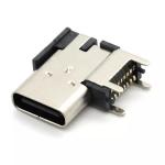 Upright Side USB 3.1 Type C Connectors Female Socket 16Pin for sale