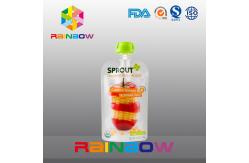 China Customized Printed Stand up reusable spout pouch for liquid pakaging supplier