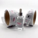 White Plastic Bottle Sticker Labels Packaging Labels For Essential Oil for sale