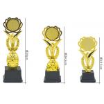 Custom Plastic Trophy Cup Blank Plate Type For Sports Champions Awards for sale