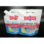 BPA Free 100mic Aluminum Foil Spouted Pouches For Tomato Paste Stand Up Spout Pouch Bags for sale
