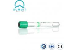 China Green Top Blood Tube with Sodium Heparin or Lithium Heparin Additive, 4ml supplier