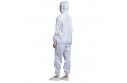 China ESD Anti Static Garments Dust Free Connect Clothes With Hood supplier