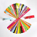 Custom PVC Wristbands with Silk Screen Printing The Ideal Event Identification Solution