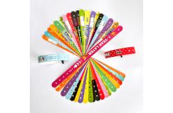 China Custom PVC Wristbands with Silk Screen Printing The Ideal Event Identification Solution supplier