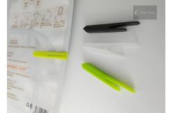 China Durable Small Plastic Bag Clips , Packet Sealing Clips 0.6mm Inner Hole Width supplier