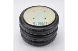 China Rubber Suspension Air Spring 381mm Height Triple Convoluted Air Bellow supplier