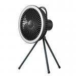 Rechargeable Portable Camping Fan 7800mAh Battery Tripod Stand Fan With Led Light for sale