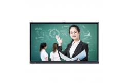 China 75 Inch Smart Interactive Board 40 Points Infrared Touch For Classroom supplier