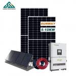 10kw 20kw On Grid Solar System With 24 Hours Work Time Monocrystalline Silicon for sale