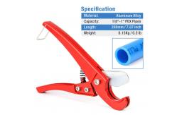 China Flexible Durable PEX Crimping Tool Pipe Cutters For 1/8-1 Tubing supplier