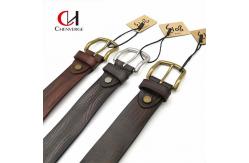China Pure Cowhide Genuine Leather Belt For Men Multiscene Practical supplier
