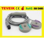 Goldway Patient Monitor 3 In 1 Fetal Transducer With Gray TPU Cable Round 6pin for sale