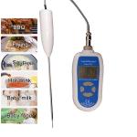 Blue Kitchen Meat Thermometer / Waterproof Digital Cooking Food Thermometer for sale
