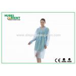 PP SMS MP Tyvek Single Use Lab Coat With Snap Closure