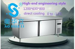 China High End Under Counter Fridge Freezer Rust Prevention Keeping Flesh For Kitchen supplier