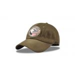 6 Panel Army Green Fitted Baseball Caps , Light Weight Cool Polo Baseball Cap for sale