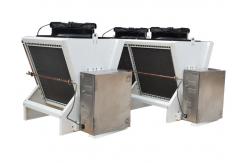 China Closed Circuit System Free Cooling Fluid Cooler With Spray Water System supplier