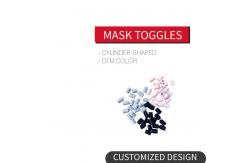 China Washable Tube Shape Silicone String Cord Locks supplier