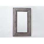 China Wrought Frame Handmade Antique Metal Wall Art Mirror manufacturer