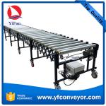 High efficiency conveyor belt flexible telescopic motorized roller conveyor for sale