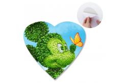 China Heart - Shaped Adhesive 3D Lenticular Stickers With Sea Animal Design supplier