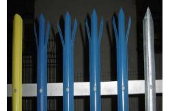 China D Section Security Palisade Fencing 1.5m Square Post supplier