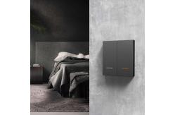China Electrical Tuya Zigbee Wall Switch , Metal panel Zigbee Wireless Light Switch supplier