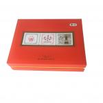 Magnetic Closure 250gsm Paper Gift Box Packaging Mooncake Box With Insert for sale