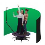 Live Show 360 Rotating Selfie Camera Photo Booth Platform for sale