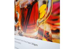 China Large Format Satin Microporous Resin Coated Inkjet Photo Paper Roll 260g supplier