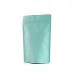 Gravure Printing Matte Finish Aluminum Foil Zipper Coffee Bags With Valve