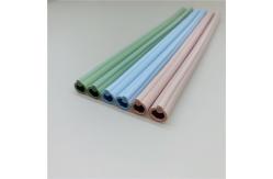 China Flexible 40A Washable Colorful Food Grade Silicone Straw supplier