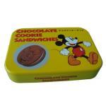 208g Biscuits Storage Tin Rectangular Cookies Tin Container for sale
