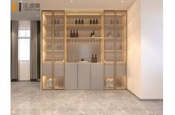 China Modern Elegance U Shaped Stainless Steel Kitchen Cabinet With Seamless Integration supplier