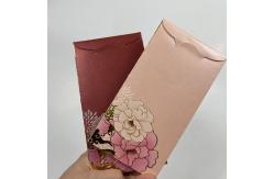 China 350g Paper Paperboard Custom Red Packet Handmade Red Envelope For Gift Presentation supplier