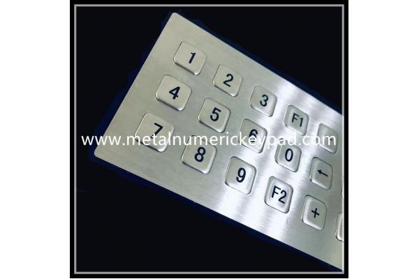 3x7 Matrix Industrial Numeric Keypad 21 Key SS 304 Wireless Bluetooth Connection