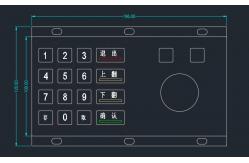 China Stainless Steel Industrial Keyboard With Trackball For Atm / Kiosk supplier