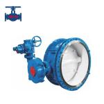 Electric flanged hard-sealed butterfly valve for sale