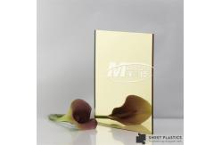 China Flexible Mirror Sheet Roll Rose Gold Mirror Acrylic Sheet 4x8 supplier