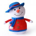 Penguin Image Animated Plush Christmas Toys Eesy Clean Handcrafted OEM / ODM
