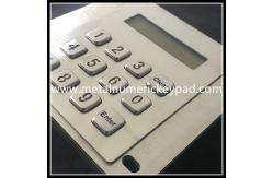 China FCC Certified Stainless Steel Keyboard Illuminated With LED Indicator supplier