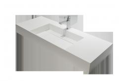 China Smooth Wall Mounted Cloakroom Basin 900*480*130mm Easy To Install supplier