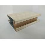 Cream - Colored , Wood Finish Aluminium Profiles , Customized For Stand Display for sale