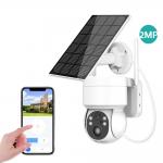 Full Color Outdoor Security PTZ Camera Intelligent Wireless Solar CCTV Wifi Camera for sale